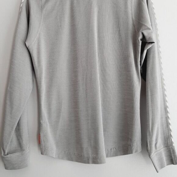 HELLY HANSEN | Long Sleeve Base Layer Crewneck Gray Top Sz L Flawed - Picture 9 of 12